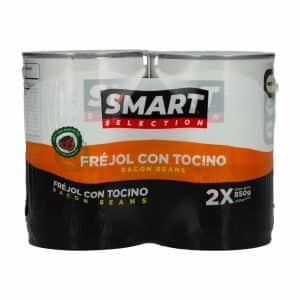 Frejol Con Tocino SMART SELECTION 2×425 G