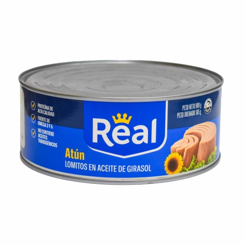 Atun lomitos en Aceite de girasol real 900 gramos