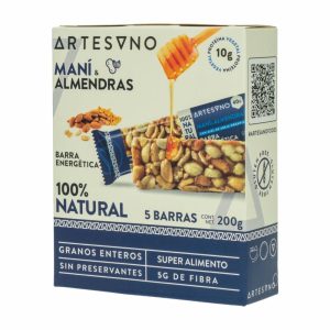 Barra Energética De Maní Y Almendras ARTESANO 200 ...