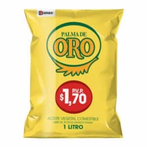 Aceite Vegetal Comestible PALMA DE ORO 1000 ml