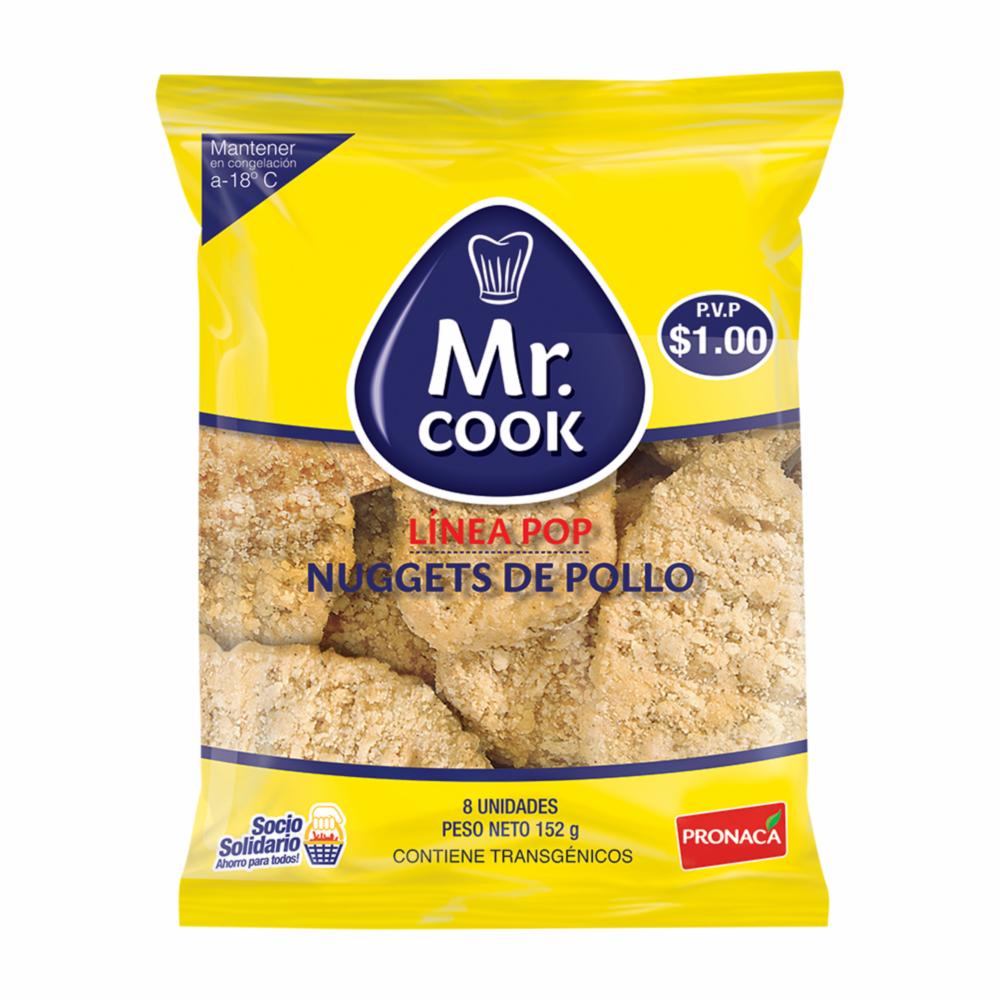 Nuggets De Pollo Línea POP MR. COOK 152 G
