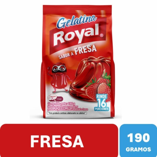 Gelatina Royal 190 gr fresa